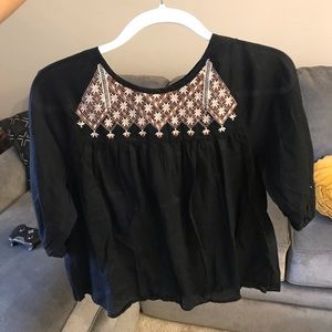 Madewell 3/4 sleeve top